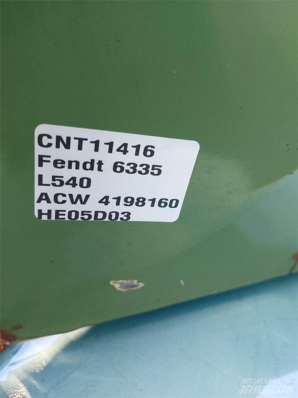 Fendt L540 Acessórios de ceifeiras debulhadoras