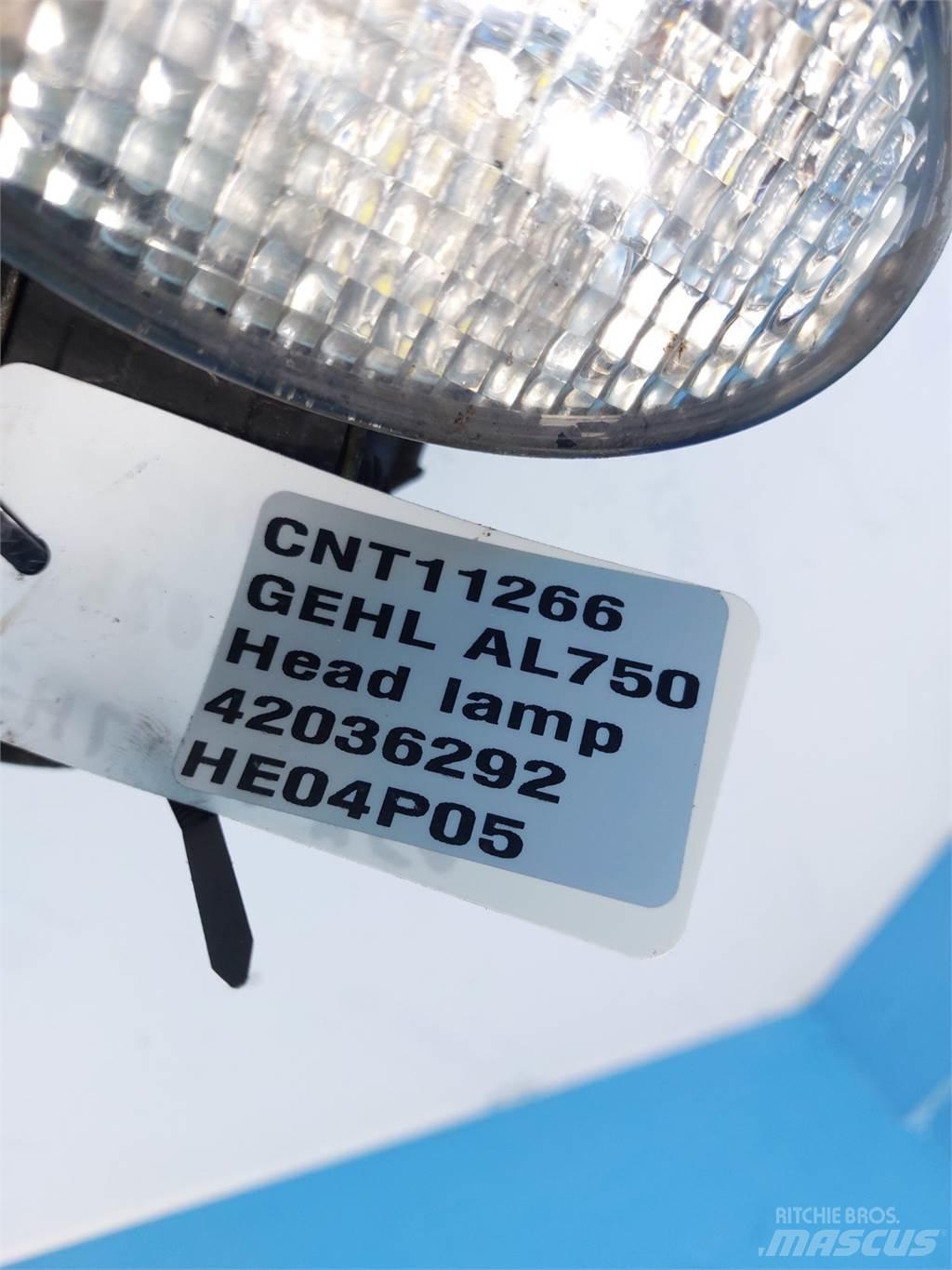 Gehl AL750 Electrónica