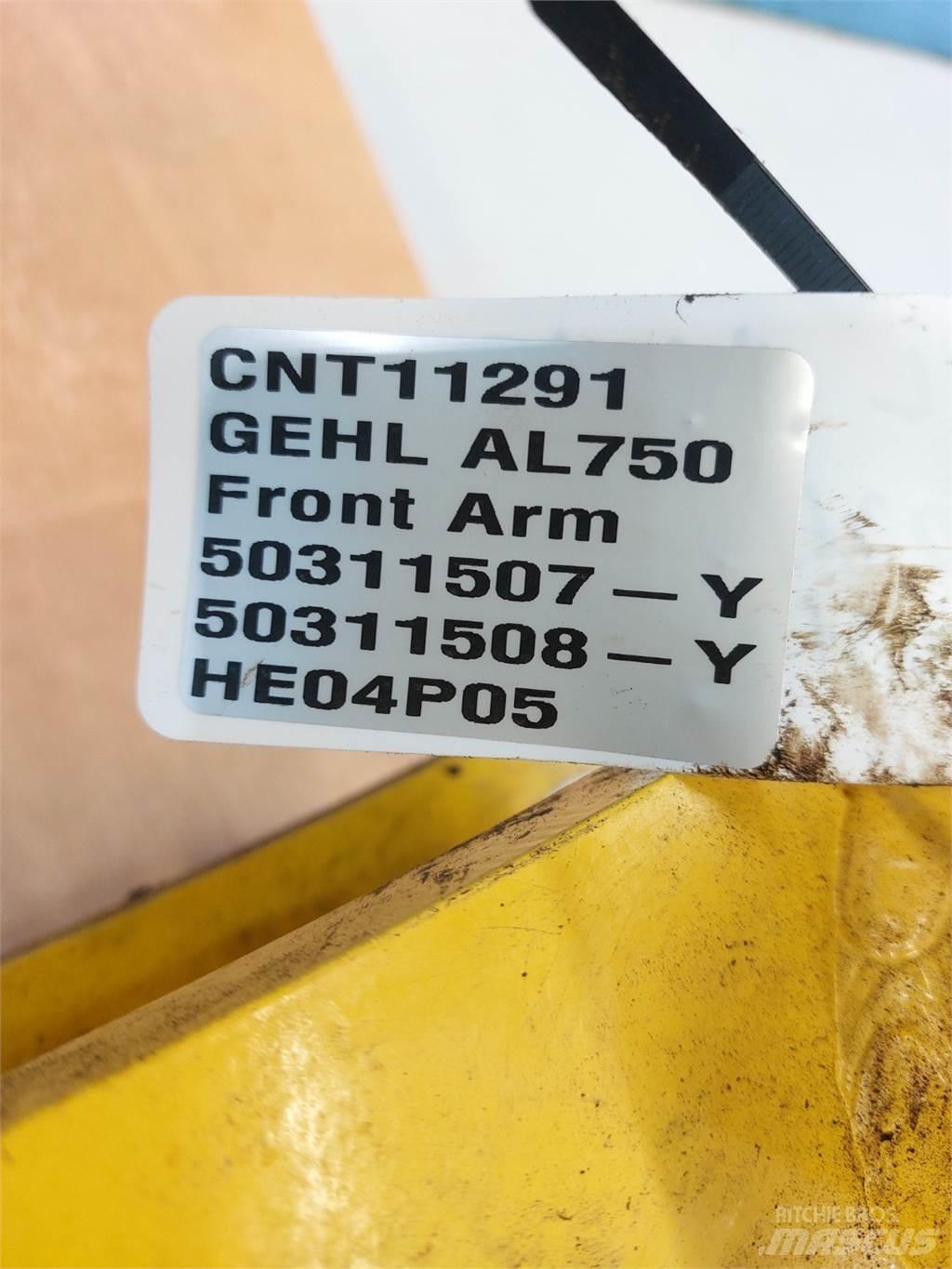 Gehl AL750 Lanças e braços dippers