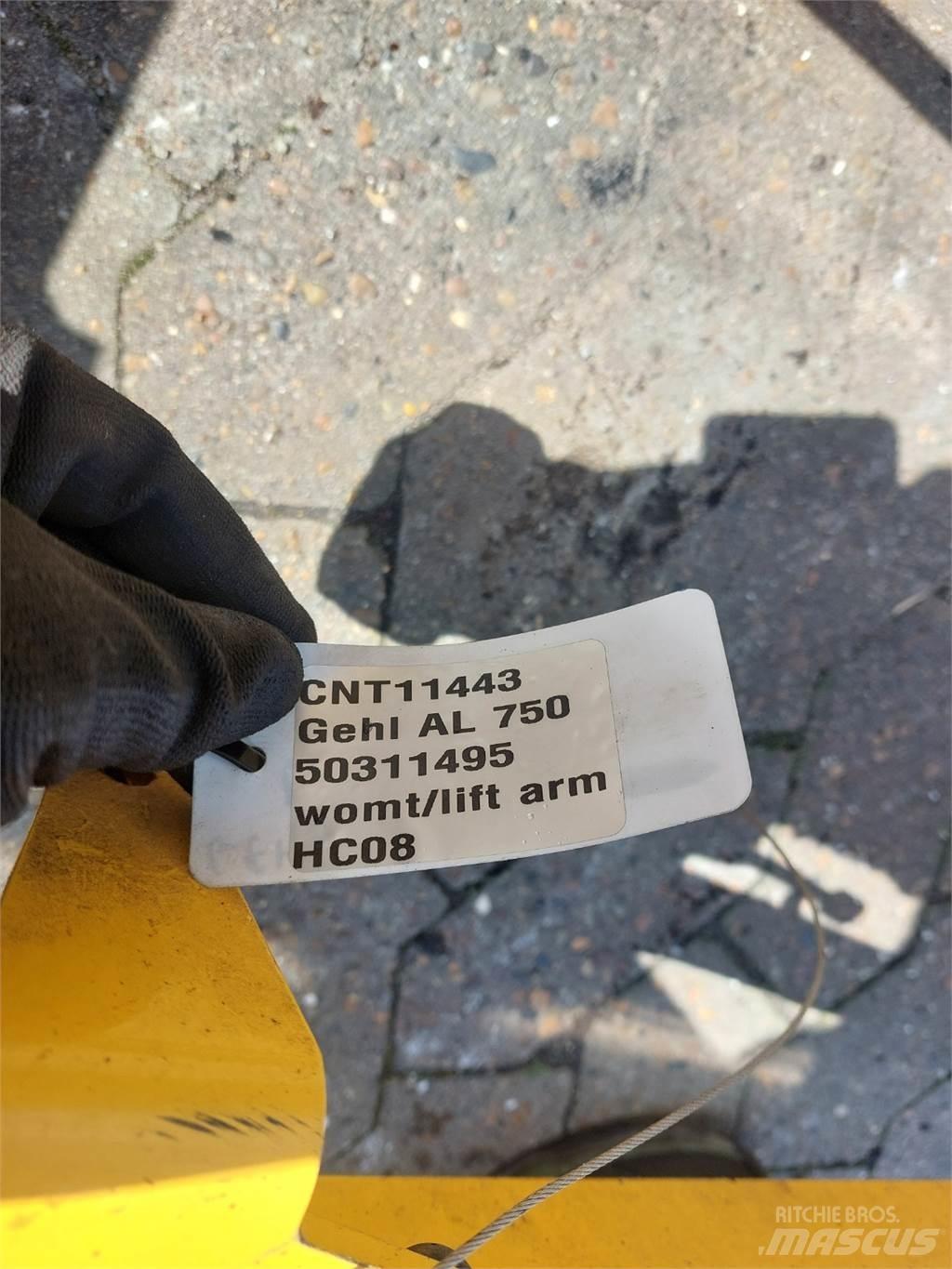 Gehl AL750 Lanças e braços dippers