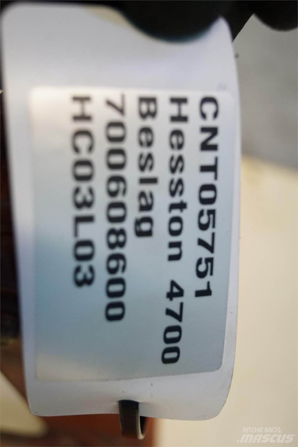 Hesston 4700 Outros equipamentos de forragem e ceifa