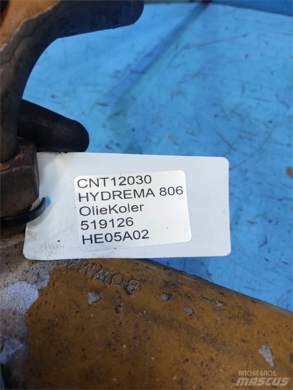 Hydrema 806 Radiadores máquinas construção