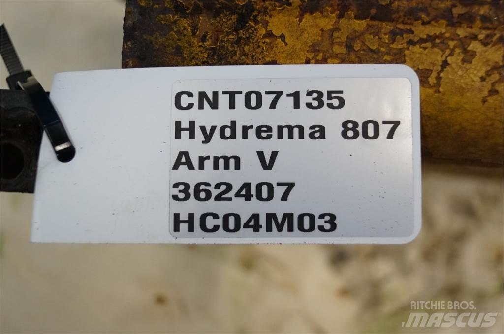 Hydrema 807 Lanças e braços dippers
