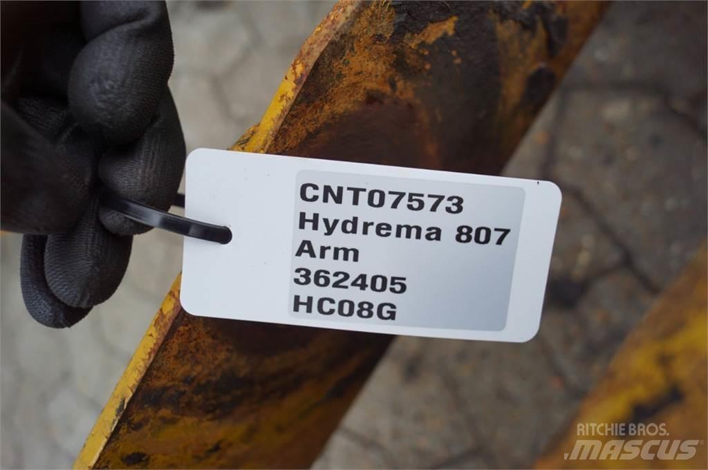 Hydrema 807 Lanças e braços dippers