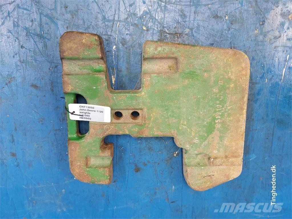 John Deere 1120 Pesos Frontais
