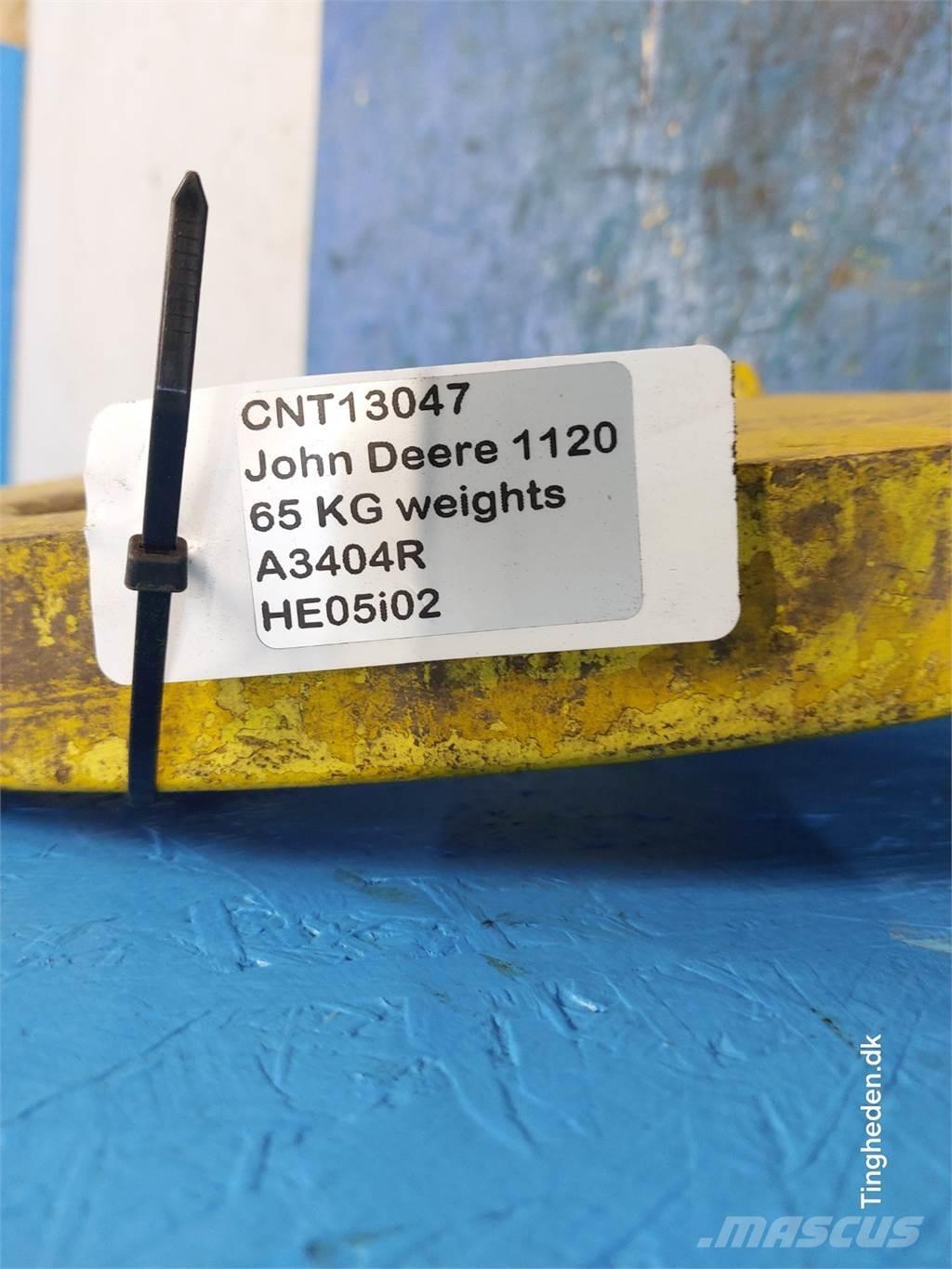 John Deere 1120 Pesos Frontais