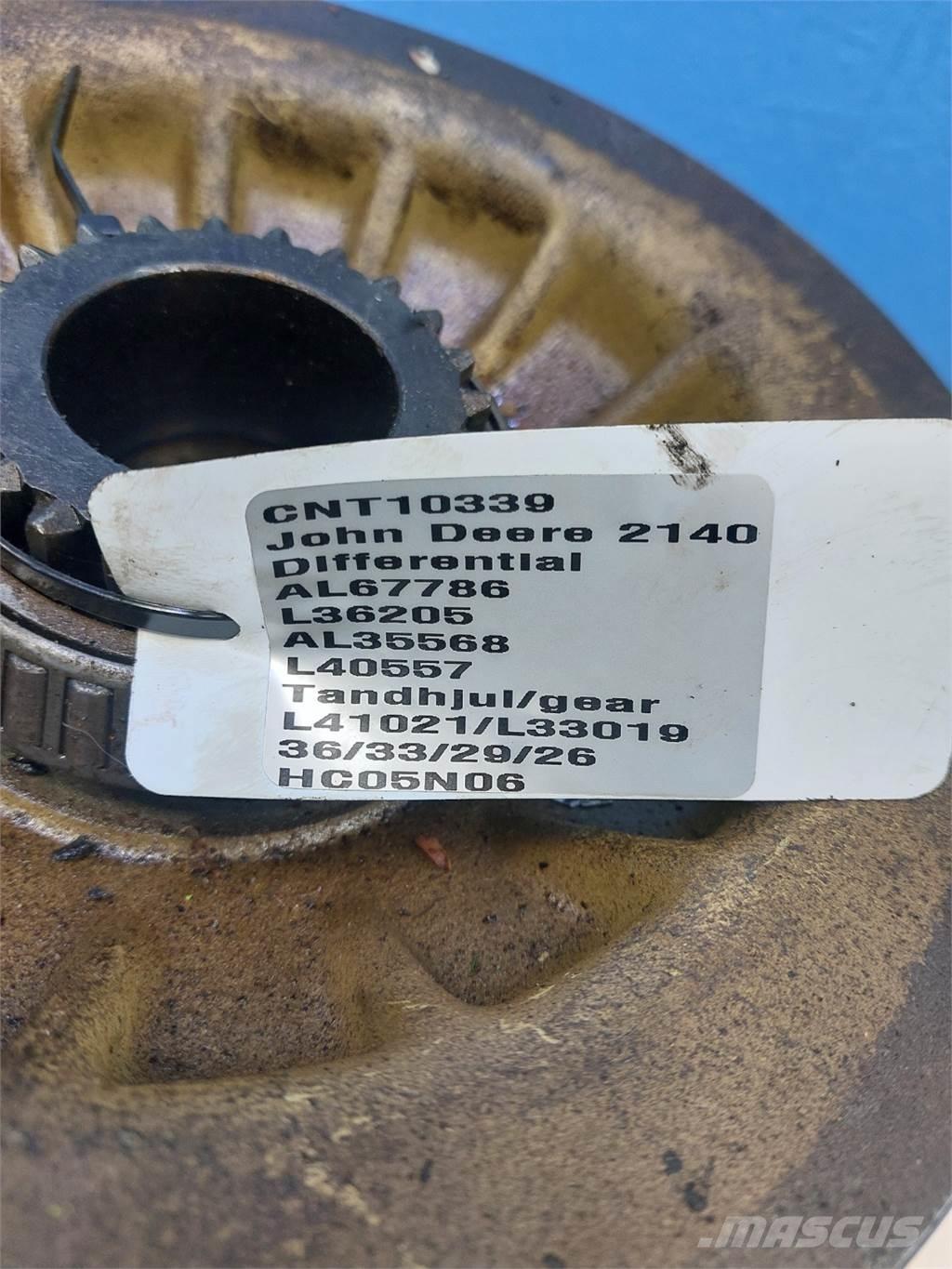 John Deere 2140 Transmissăo