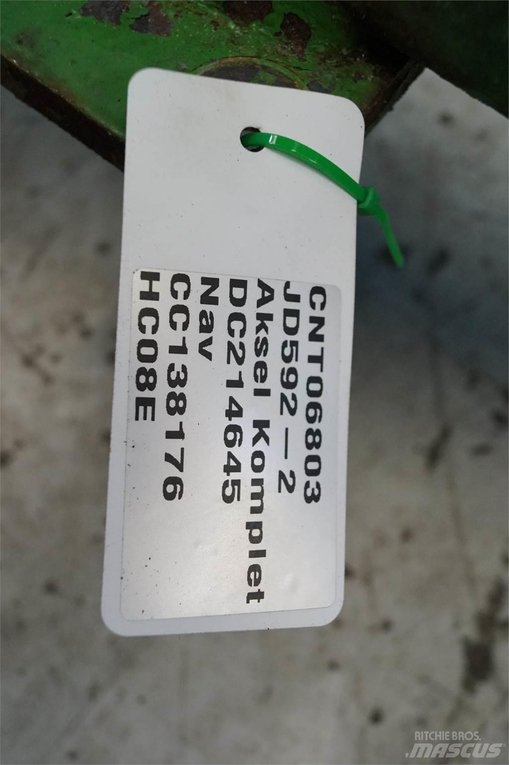 John Deere 592 Eixos