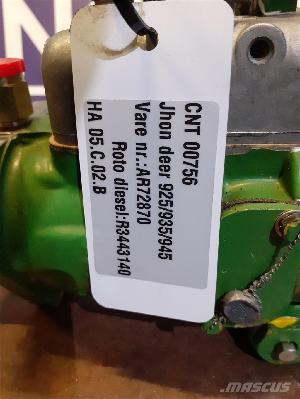 John Deere 935 Motores agrícolas