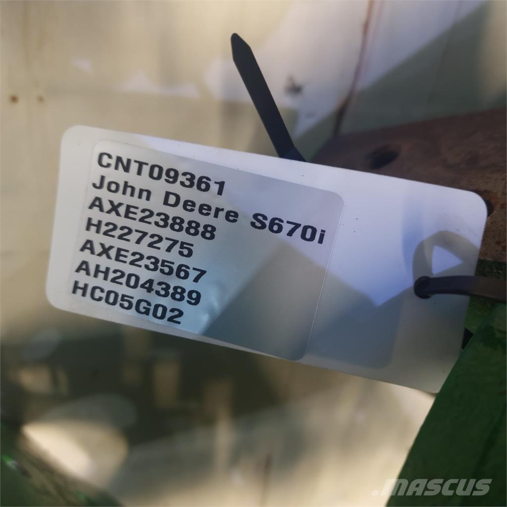 John Deere S670 Agricultura - Outros
