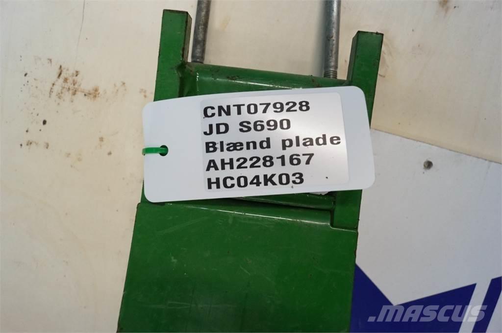 John Deere S690 Acessórios de ceifeiras debulhadoras