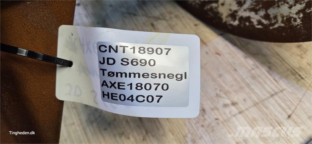 John Deere S690 Acessórios de ceifeiras debulhadoras