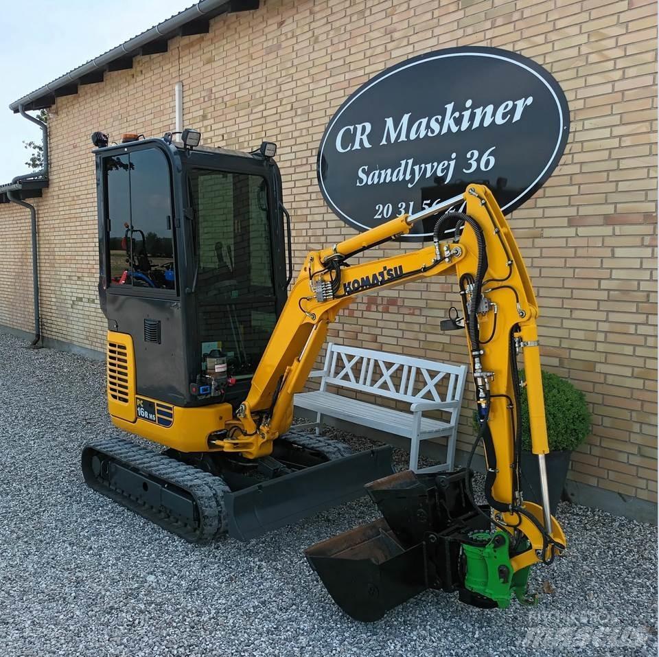 Komatsu pc16r hs Miniescavadeiras