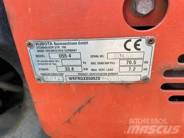 Kubota U55-4 Escavadeiras de esteiras