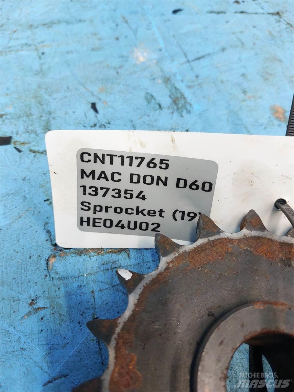 MacDon D60 Acessórios de ceifeiras debulhadoras
