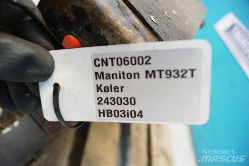 Manitou MT 932T Radiadores máquinas construção