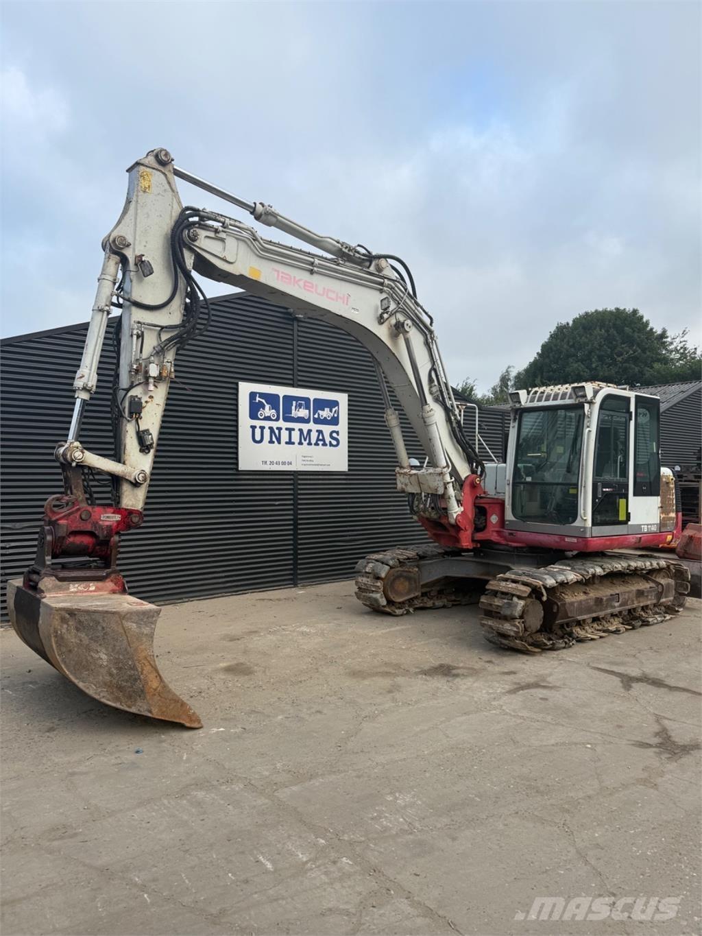 Takeuchi TB1140 Escavadeiras de esteiras