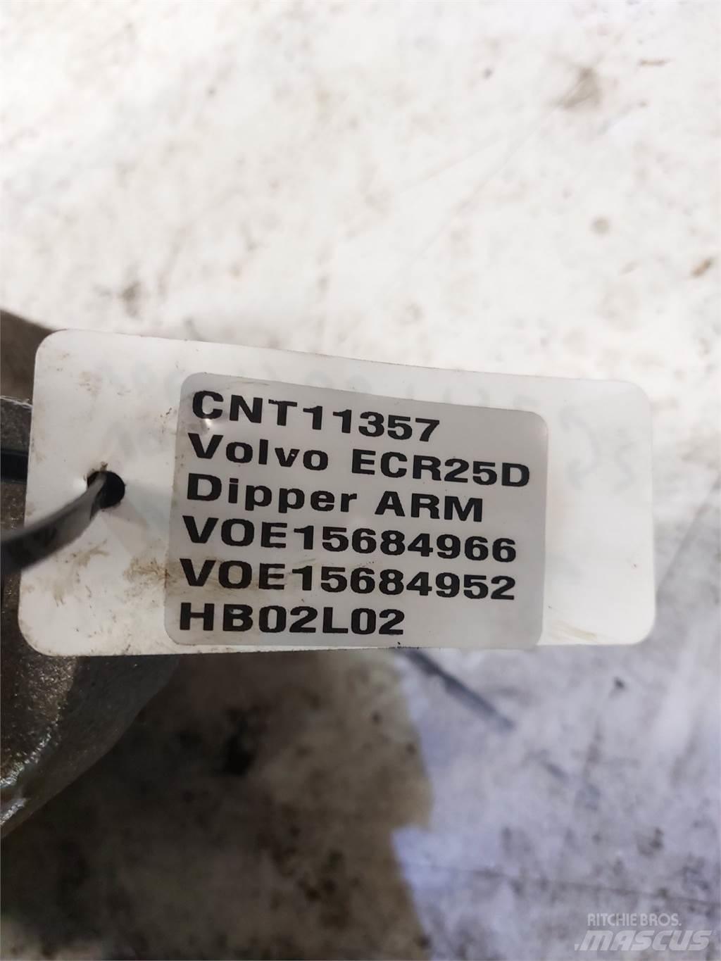 Volvo ECR25D Lanças e braços dippers
