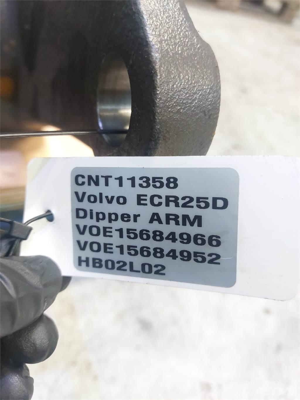 Volvo ECR25D Lanças e braços dippers