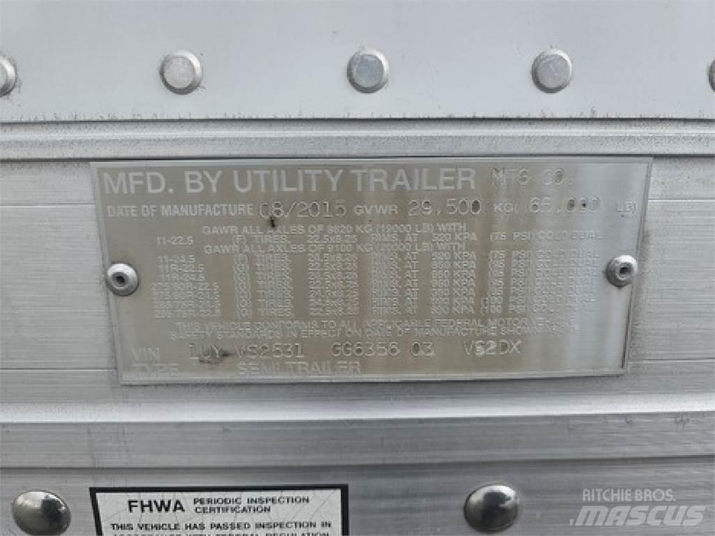 Utility VS2DX 53' Reboques de caixa fechada