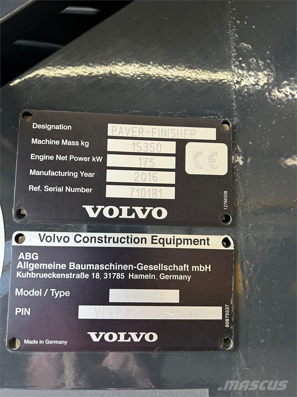  P7820C P7820C Espalhadoras de asfalto