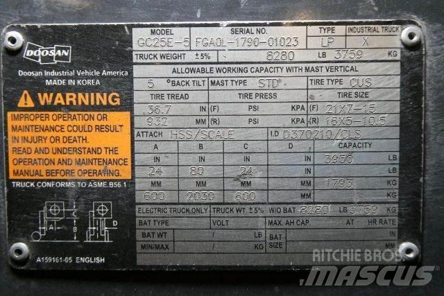 Doosan GC25E-5 Empilhadores - Outros
