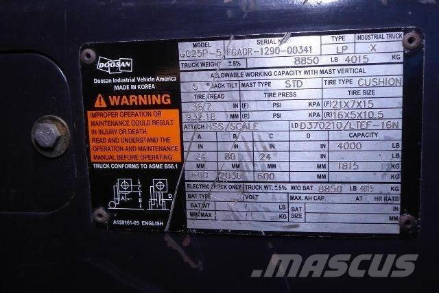 Doosan GC25P-5 Empilhadores - Outros