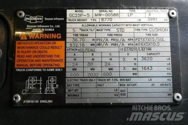 Doosan GC25P-5 Empilhadores - Outros