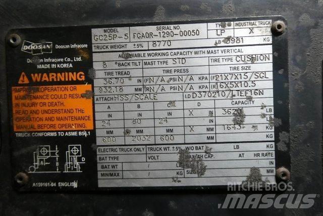 Doosan GC25P-5 Empilhadores - Outros