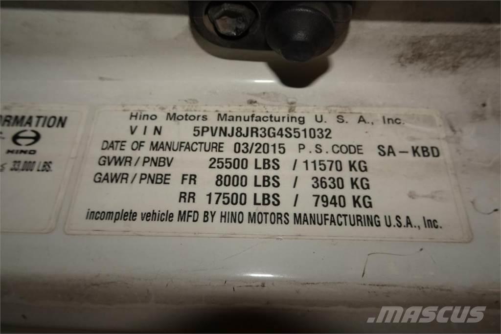 Hino 258 Caminhões de caixa fechada
