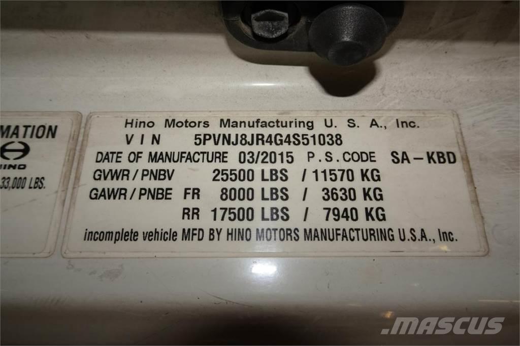 Hino 258 Caminhões de caixa fechada