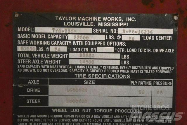 Taylor TYB220M Empilhadores - Outros
