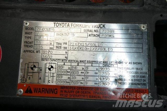 Toyota 7FGCU25 Empilhadores - Outros