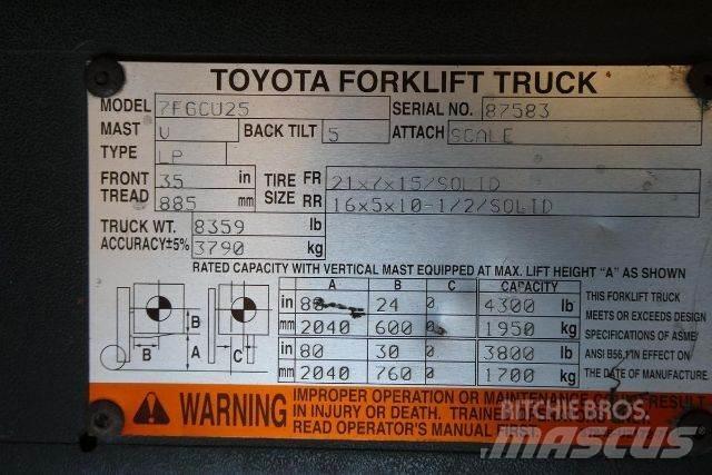 Toyota 7FGCU25 Empilhadores - Outros