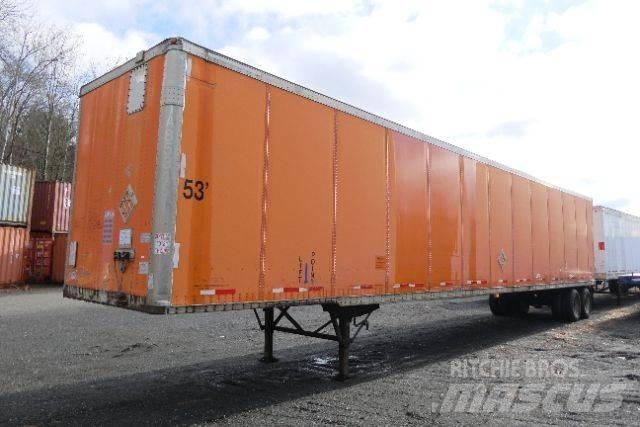 Wabash Dry Van Reboques de caixa fechada