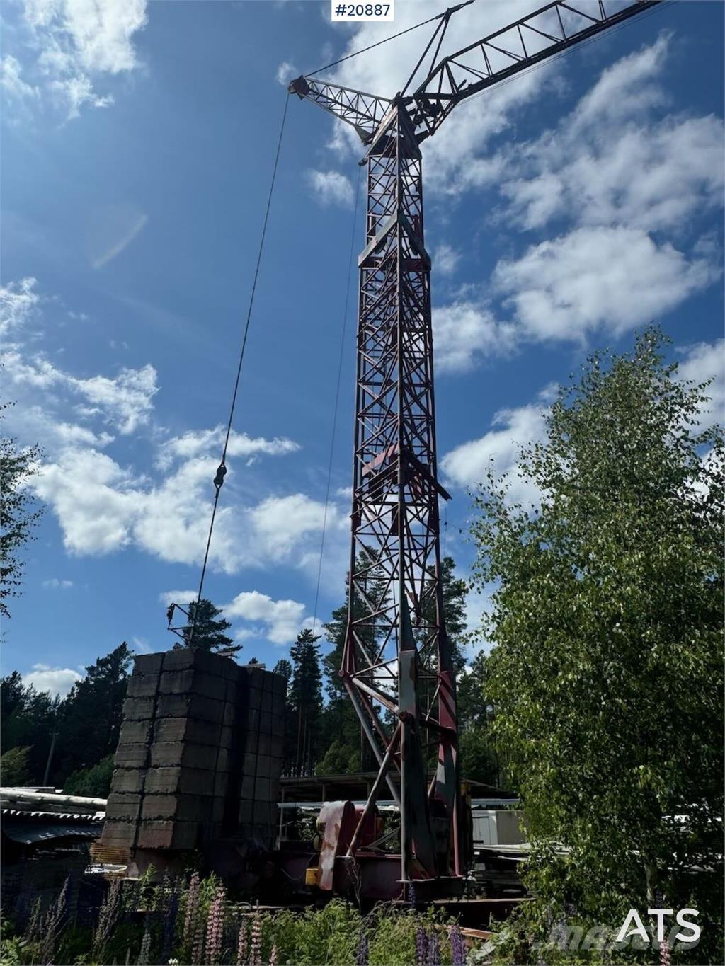 Krøll K35E Tårnkran Gruas de construção