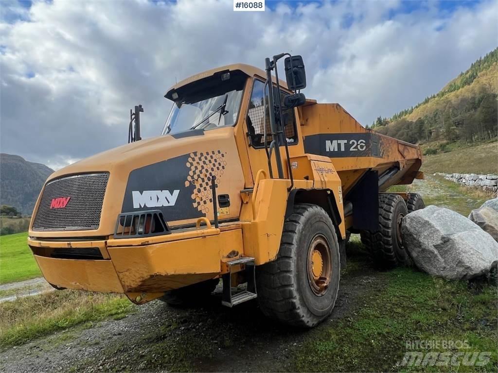 Moxy MT26 dumper. Dumpers de obras