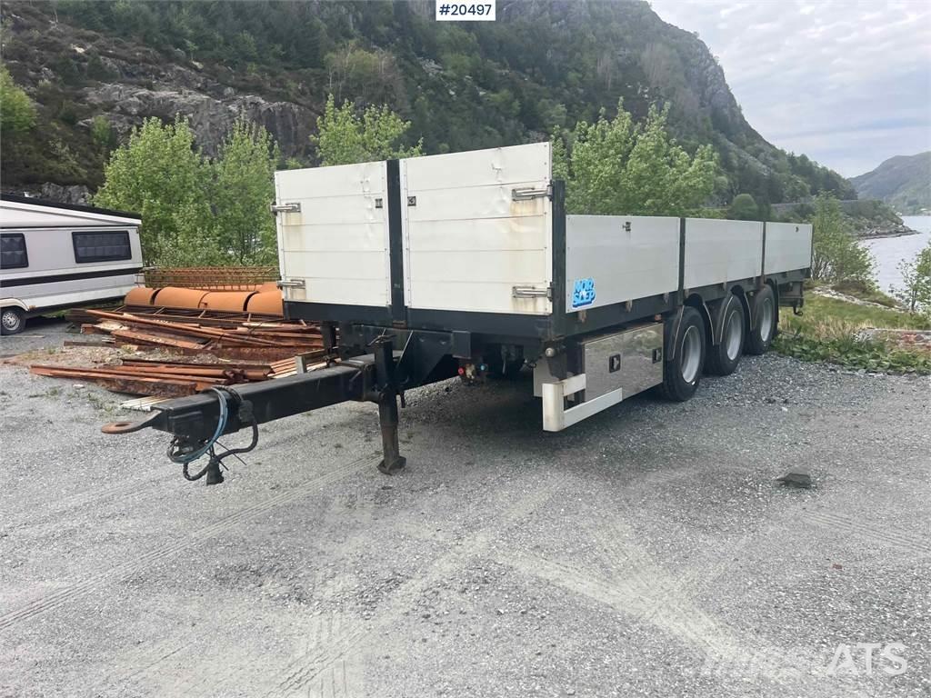  Nor-Slep 3 Akslet Reboques estrado/caixa aberta