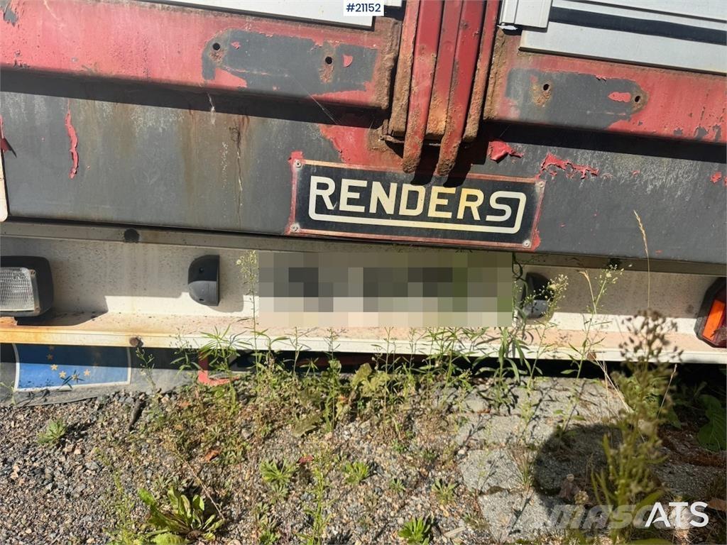Renders trailer. Reboques estrado/caixa aberta
