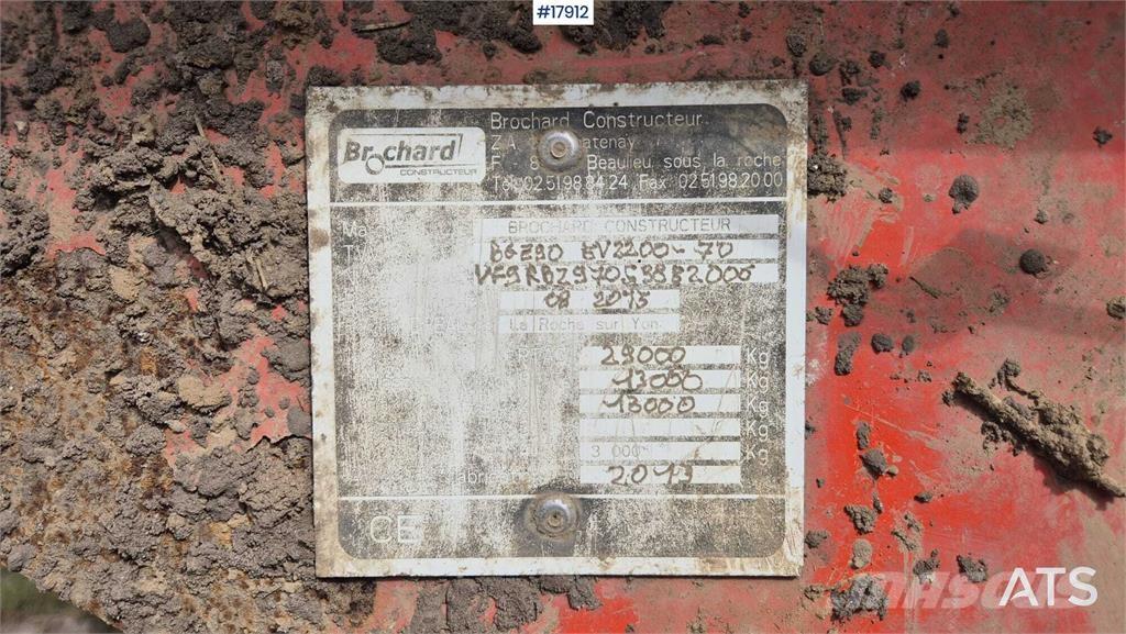 Brochard EV2200-OBS Espalhadores de estrume