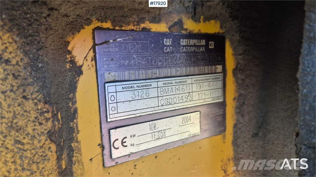 CAT D6D XL Dozers - Tratores rastos