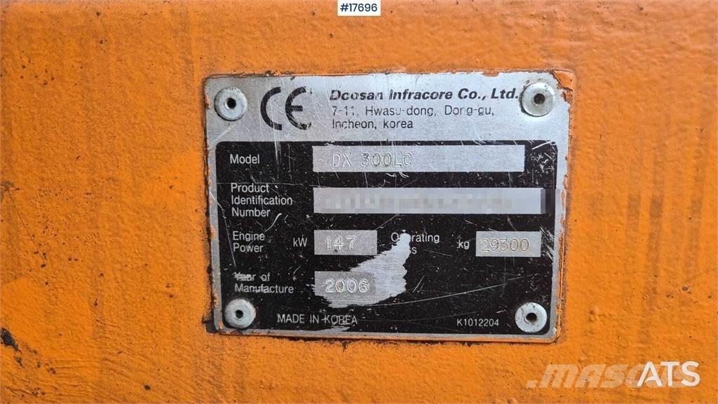 Doosan DX 300 LC Escavadeiras de esteiras