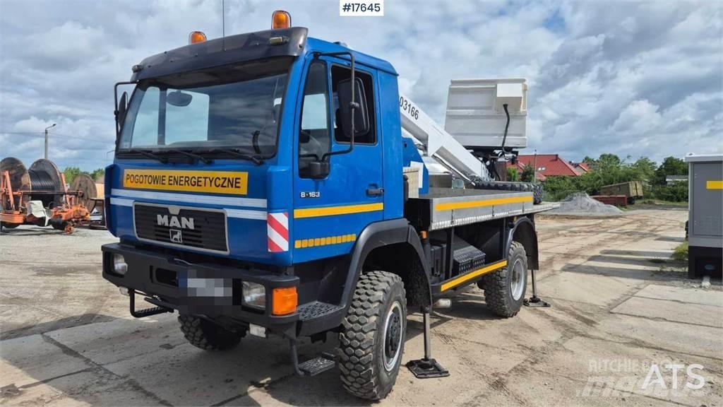 MAN 8.163 Camiões grua