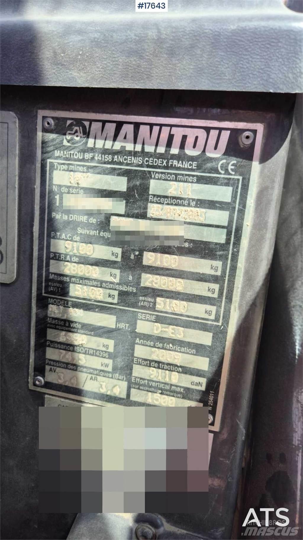 Manitou MLT 634 Manipulador telescópico