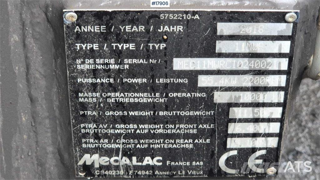 Mecalac 11 MWR Escavadoras de rodas