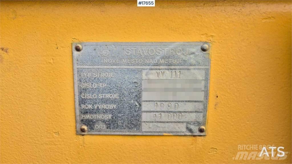 Stavostroj VV 111 Cilindros Compactadores monocilíndricos
