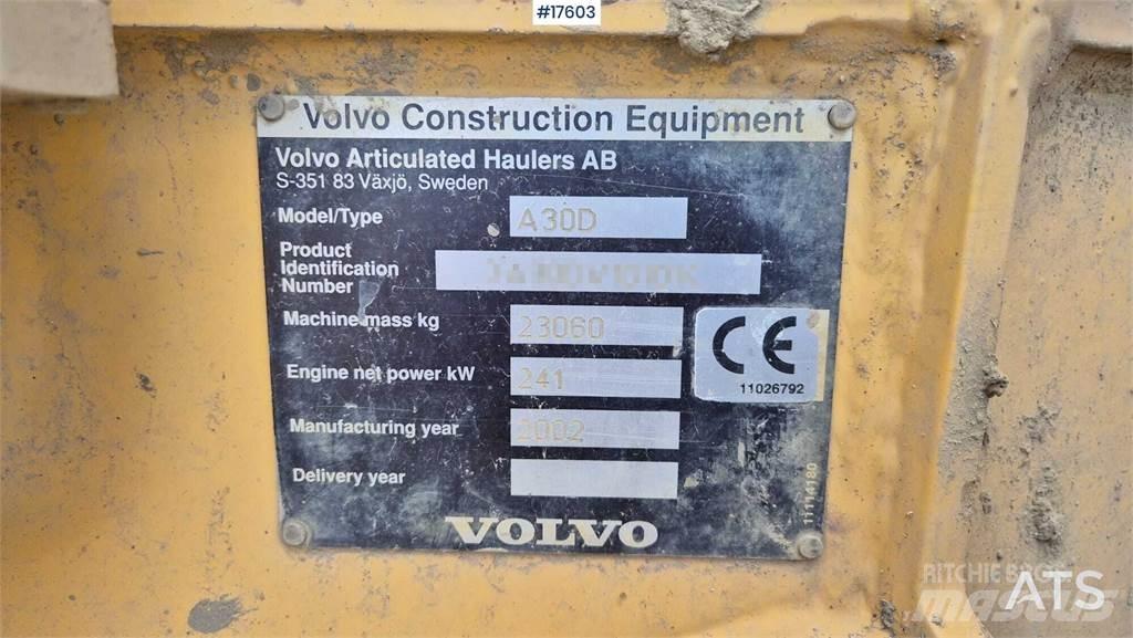 Volvo A30D Caminhões articulados