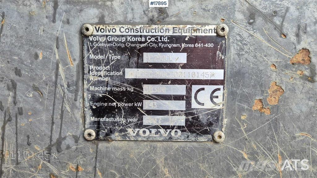 Volvo EC 290 CL Escavadeiras de esteiras