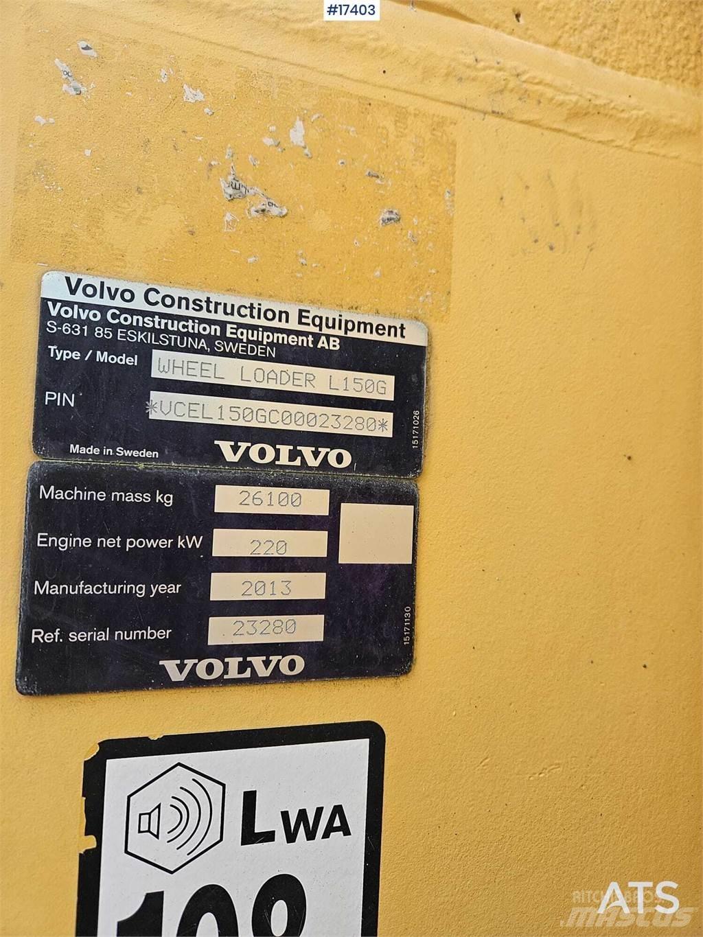 Volvo L150G Carregadeiras de rodas