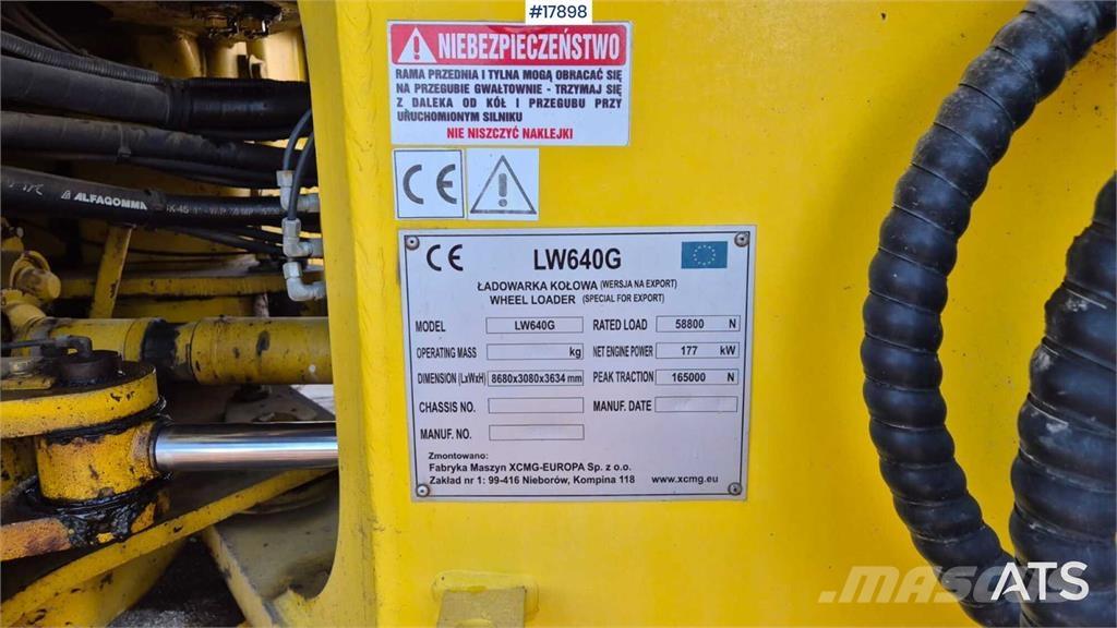 XCMG LW 640 G Carregadeiras de rodas